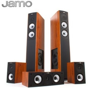 尊宝（Jamo）S626 HCS 音响 音箱 5.0声道木质无源家庭影院套装（暗苹果色）