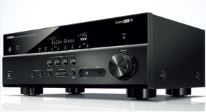 雅马哈(Yamaha) RX-V581杜比全景声家庭影院7.2声道AV数字功放机音响 黑色