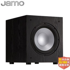 尊宝（Jamo）J12 音响 音箱 12英寸木质有源低音炮 音响/家庭影院/高保真 （黑色）